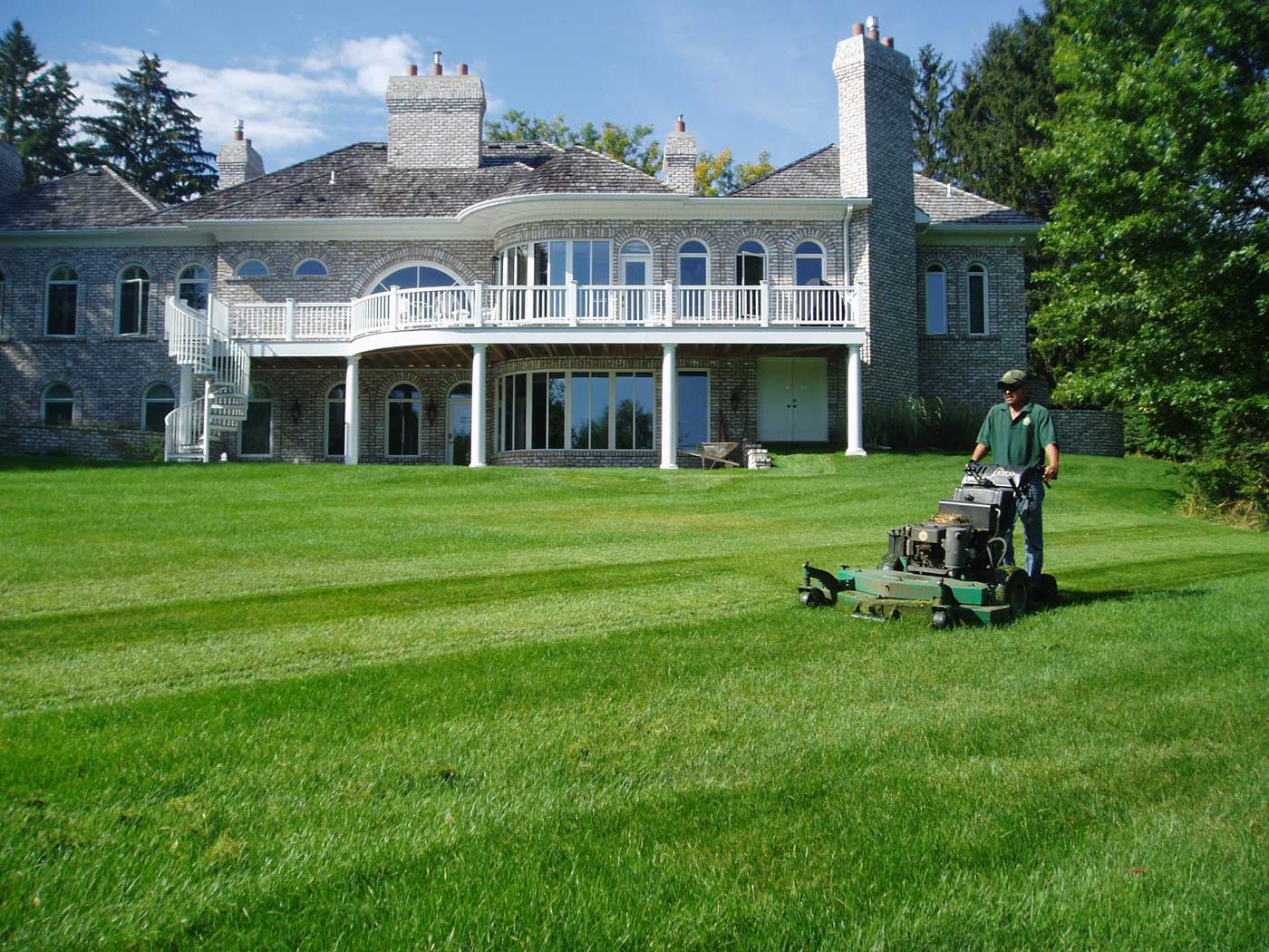 maintaining a minnesota large grass yard